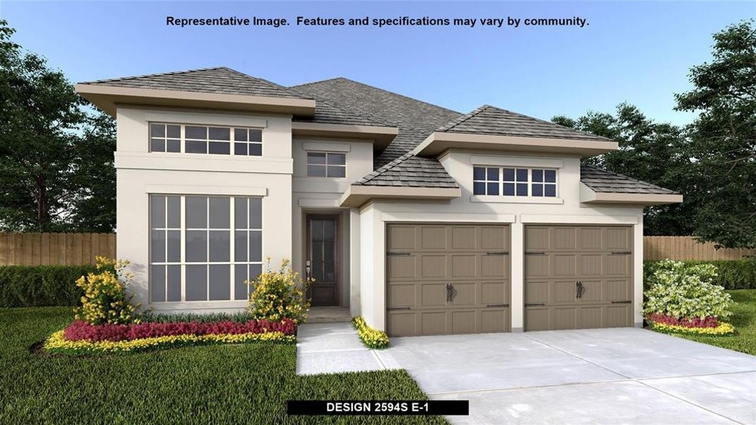 New construction Single-Family house Design 2594S, 108 Villoria Cove, Liberty Hill, TX 78642 - photo
