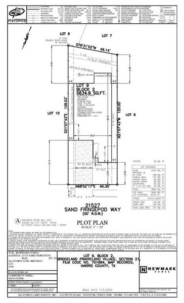 Lot dimensions