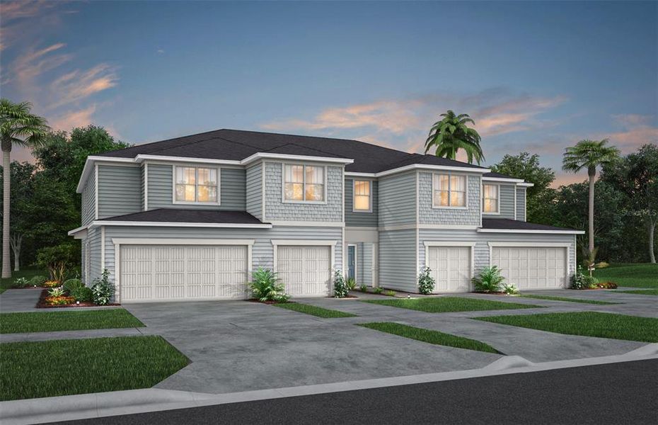 New construction Townhouse house 4790 Sparkling Shell Ave, Kissimmee, FL 34746 Springdale- photo