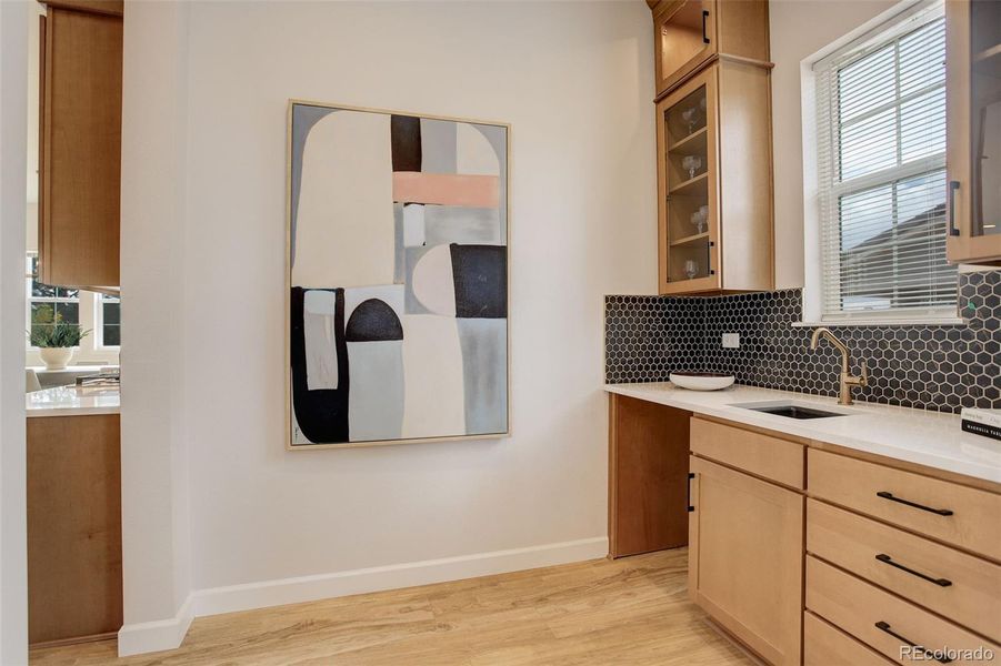 Wet bar / Butler's  Pantry near Dining Room and Kitchen