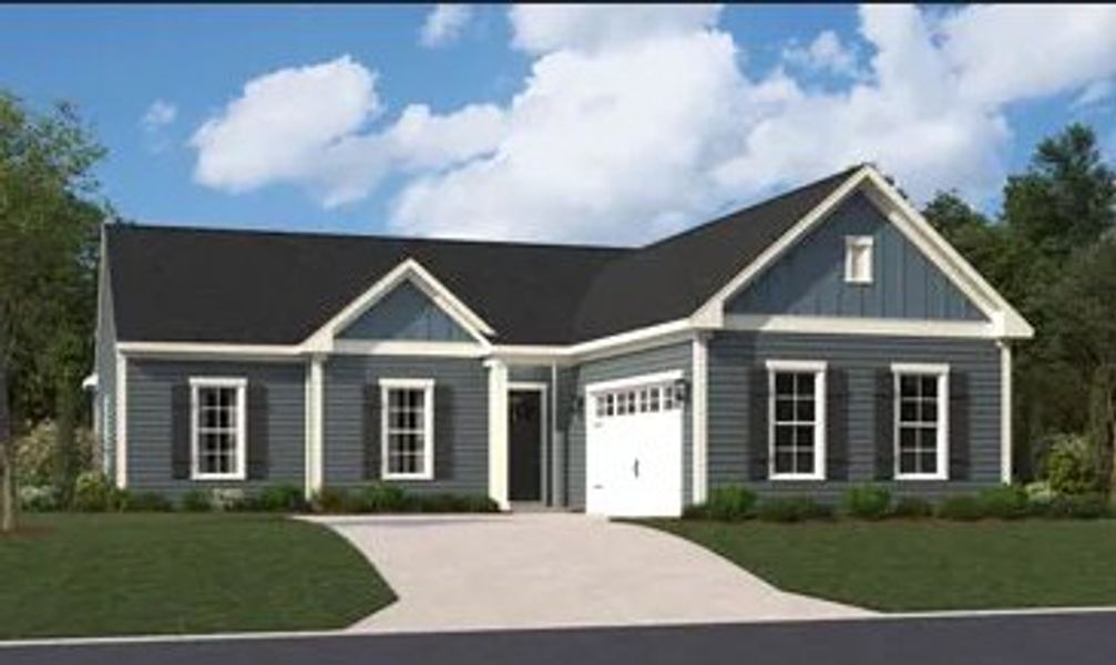 New construction Single-Family house 300 Falls Village Drive, Durham, NC 27703 The Salters- photo