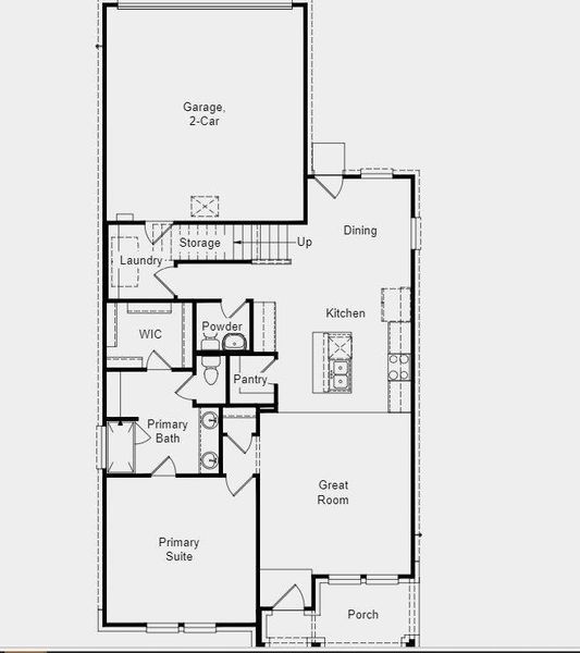 Structural options added: Upper cabinets in laundry, and pre-plumb for future water softener.