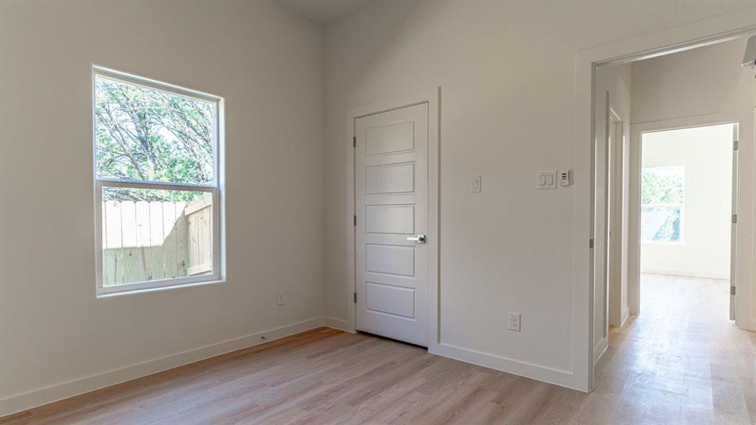 Secondary Bedroom with walk in closet