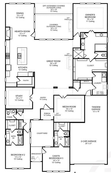 New construction Single-Family house Plan 5551, 3416 Scythe Court, Celina, TX 75071 - photo