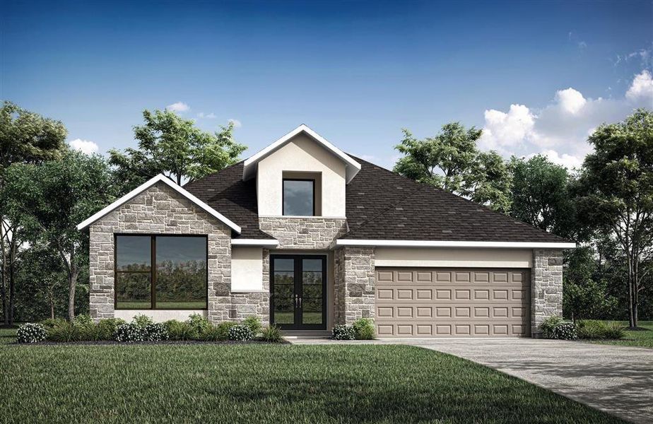 New construction Single-Family house 9806 Hudson Street, Manvel, TX 77578 Thomas A- photo