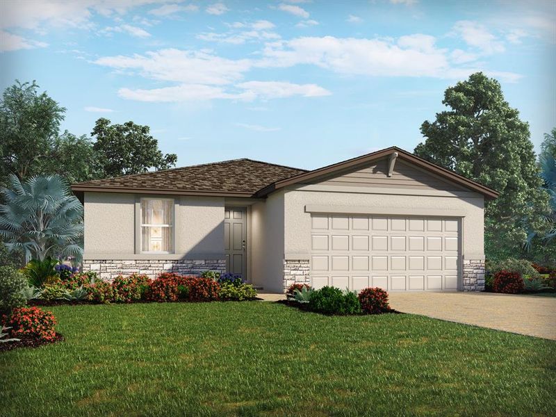 New construction Single-Family house 2927 Sunstar Drive, Saint Cloud, FL 34772 Daphne- photo