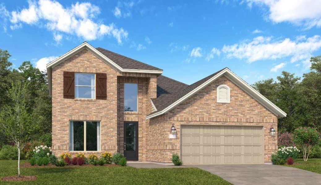 New construction Single-Family house 603 Millicent Lakes Drive, Willis, TX 77378 Foxglove- photo