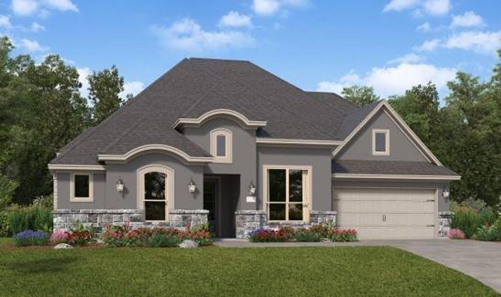 New construction Single-Family house 21526 Sunny Riverbank Circle, Cypress, TX 77433 Preston- photo