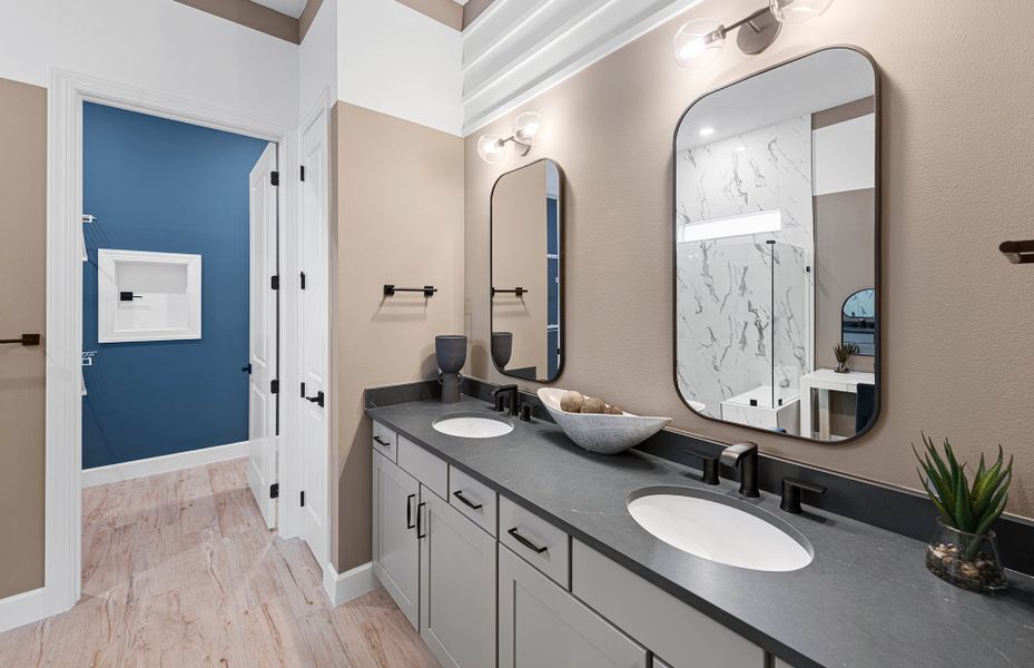 Owner's Bathroom with Dual Vanity