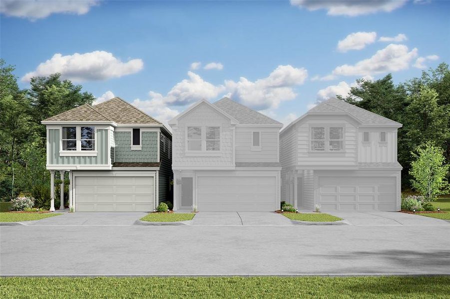 Gorgeous Reagan home design by K. Hovnanian Homes with elevation D in beautiful Cloverdale. (*Artist rendering used for illustration purposes only.)