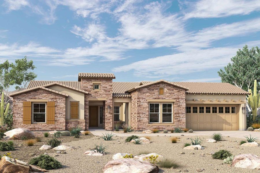 New construction Single-Family house The Fitzsimmons, 20948 West Pasadena Avenue, Buckeye, AZ 85396 - photo