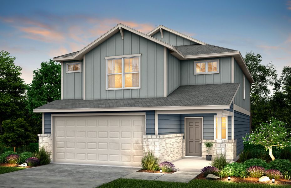 New construction Single-Family house Lincoln, 1026 Sweetroot Road, New Braunfels, TX 78130 - photo