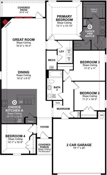 Beazer Homes Whitewing Brooks plan