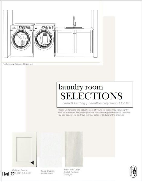 laundry room selections