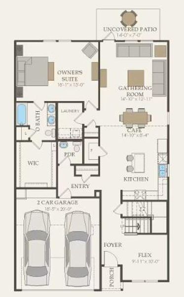 Pulte Homes, Dinero floor plan