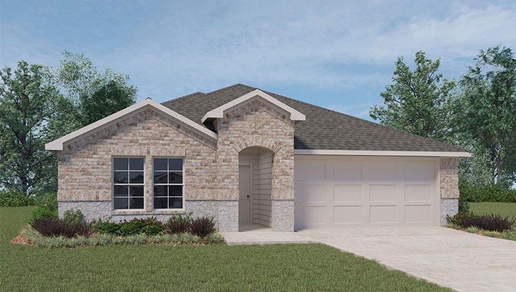 New construction Single-Family house 18110 Lowery Lane, Crosby, TX 77532 Plan E40G- photo