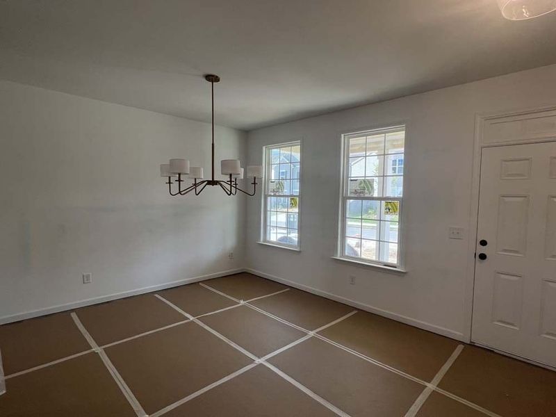 Dining Room Construction Progress