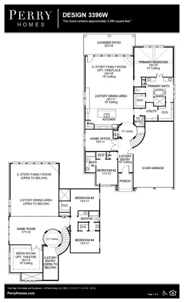 New construction Single-Family house 4727 Silo Shadow Way, Fulshear, TX 77441 Design 3396W- photo