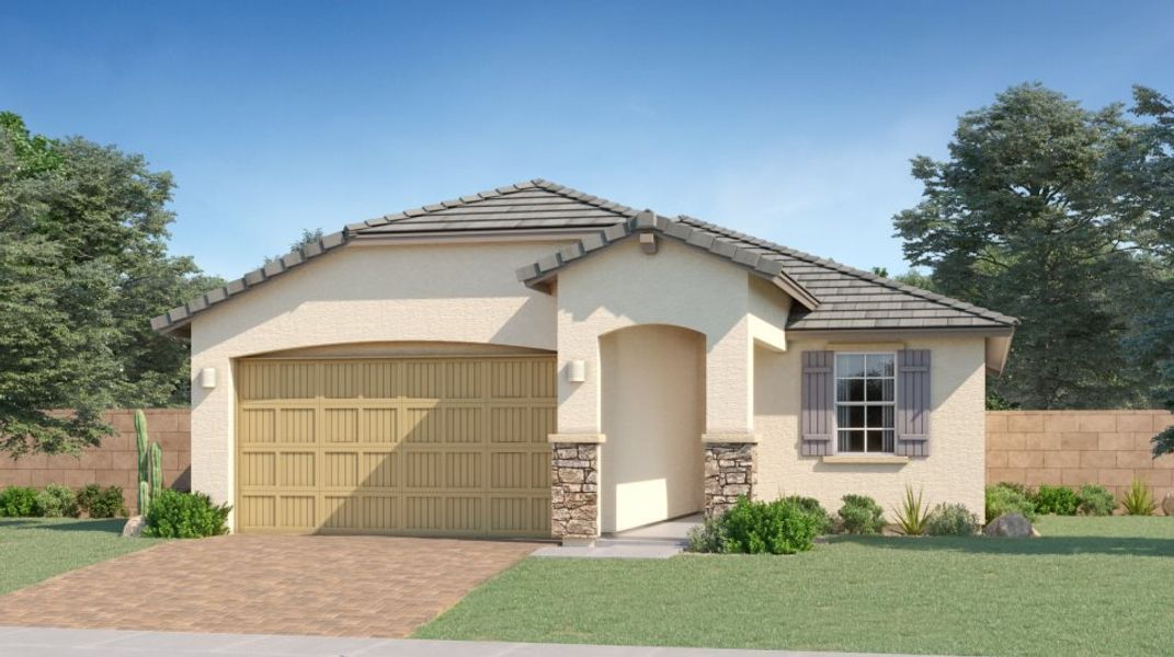 New construction Single-Family house Coronado Plan 3560, 15620 W. Miami Street, Goodyear, AZ 85338 - photo