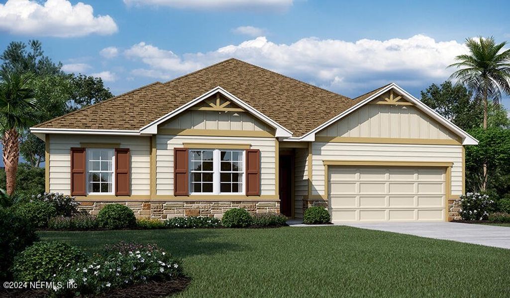 New construction Single-Family house 410 Goldenrod Drive, Saint Augustine, FL 32092 Dalton- photo
