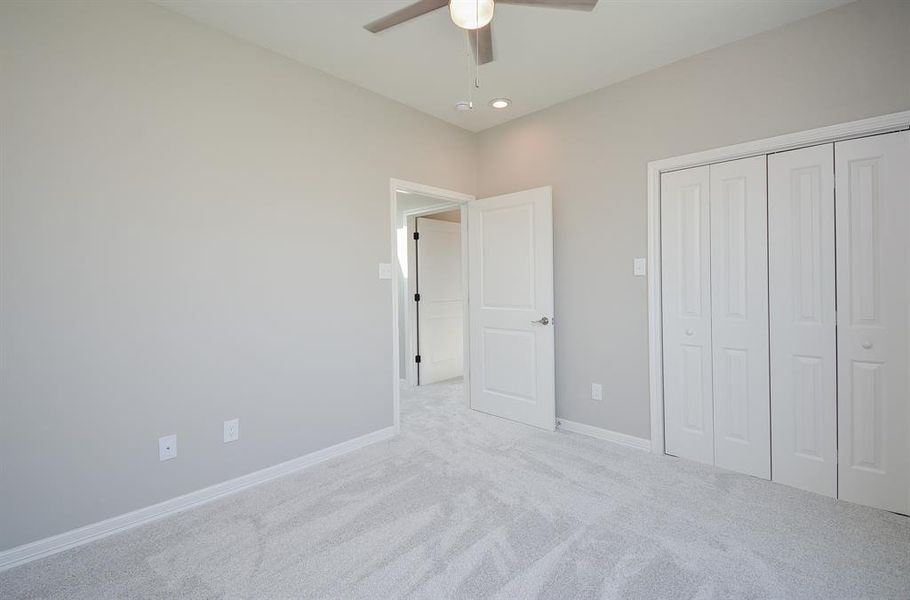 Each bedroom has ceiling fans!