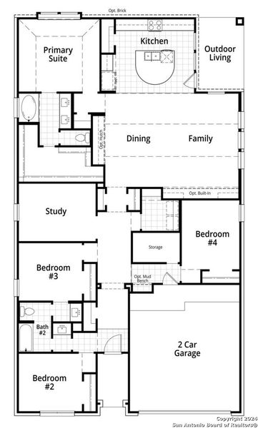 New construction Single-Family house 116 Red Deer, Cibolo, TX 78108 Monet Plan- photo