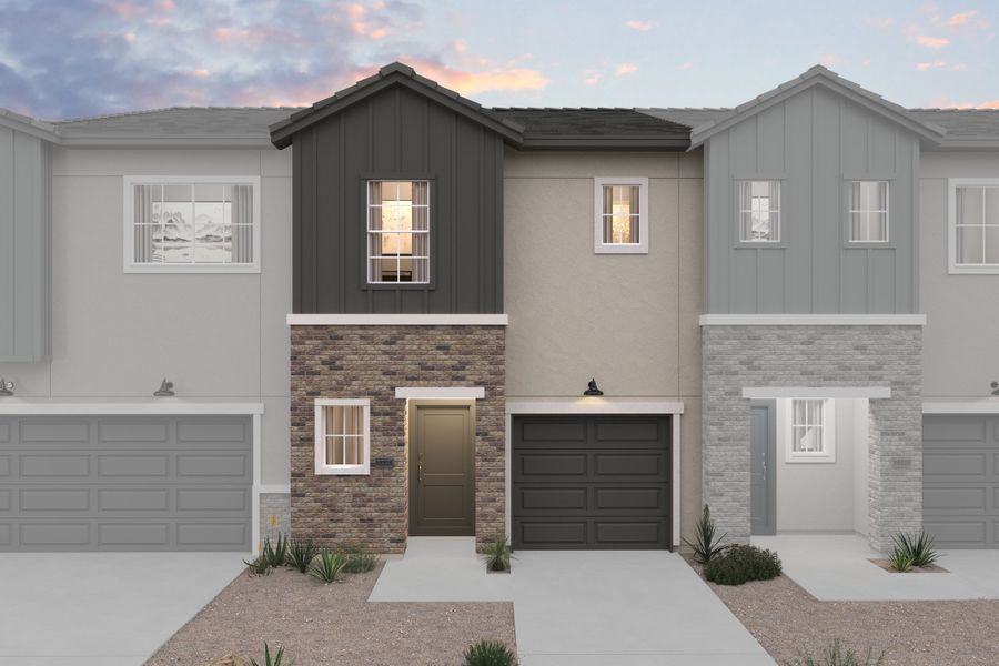 New construction Townhouse house Orion, 2839 West Eagle Talon Road, Phoenix, AZ 85085 - photo