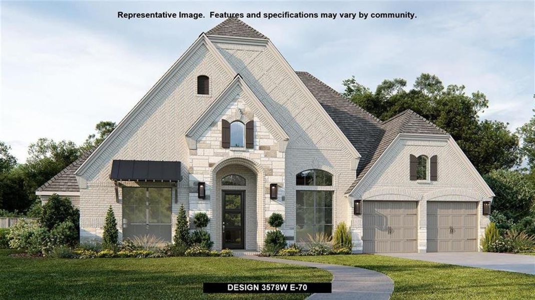 New construction Single-Family house 6818 Mirabeau Lane, Katy, TX 77493 Design 3578W- photo