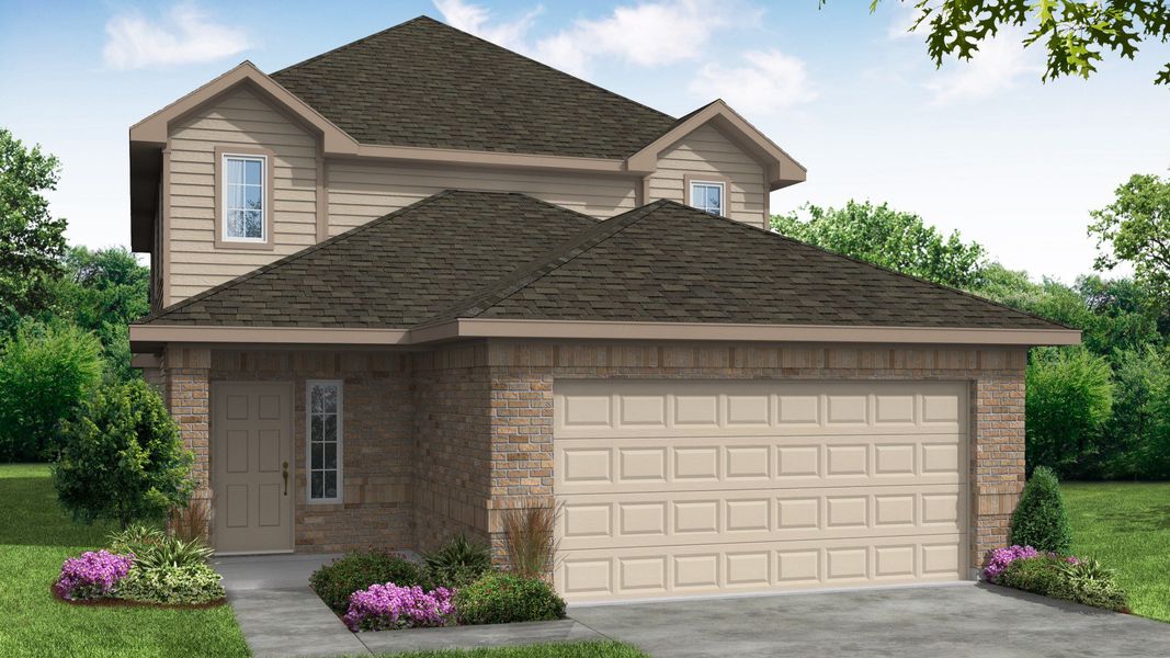 New construction Single-Family house The Poole, 4366 Mcgregor Bluff Lane, Conroe, TX 77304 - photo