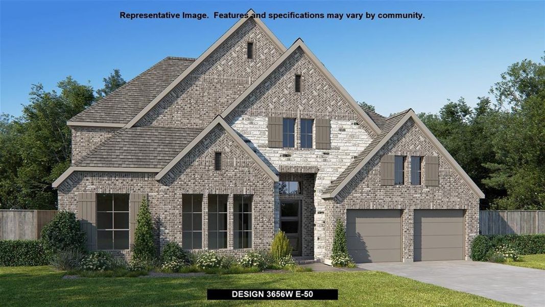 New construction Single-Family house Design 3656W, 101 Teralyn Grove Loop, Willis, TX 77318 - photo