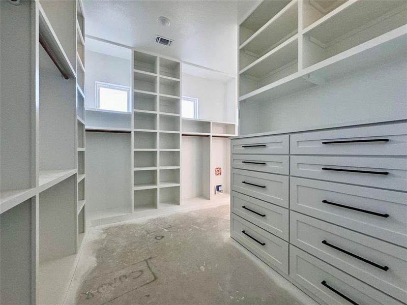 View of spacious closet