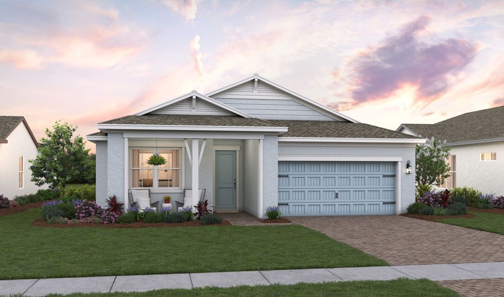 New construction Single-Family house Stanwyck, 10378 Dreamweaver Road, Port St. Lucie, FL 34987 - photo