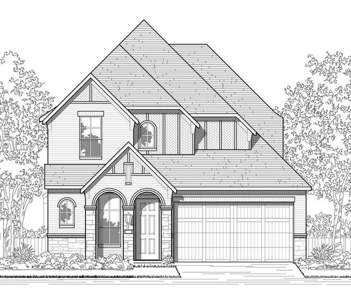 New construction Single-Family house 2465 Halter Drive, Aubrey, TX 76227 Martin Plan- photo