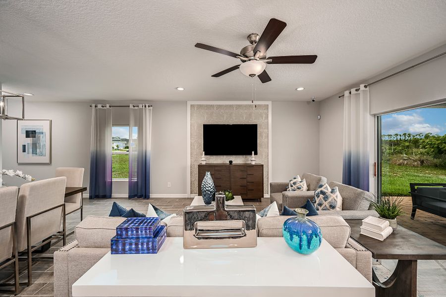 Great Room | Sanibel | New Homes in Florida | Landsea Homes