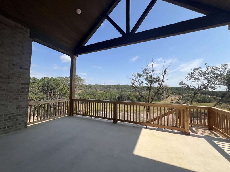 Covered patio