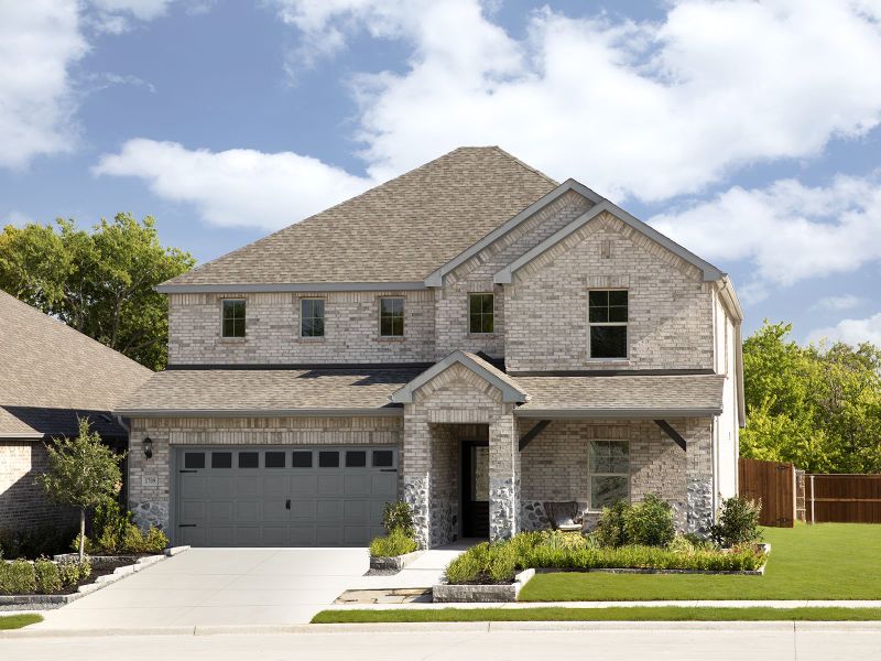 New construction Single-Family house 6405 Bronco Road Fort, Crowley, TX 76036 The Kessler- photo