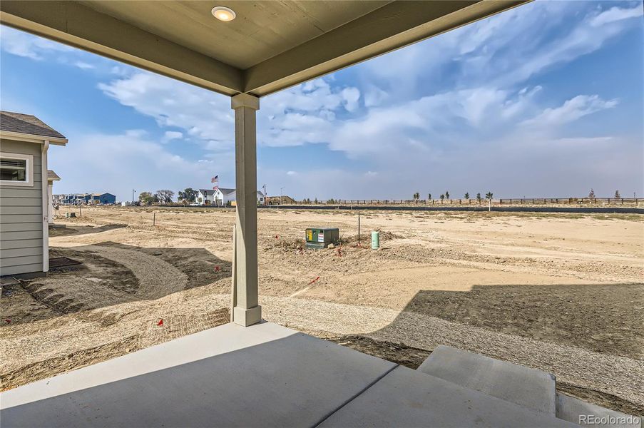 Covered patio