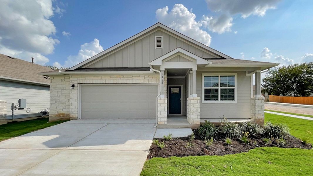 New construction Single-Family house 189 Sweetwater Drive, Kyle, TX 78640 The Reagan II- photo