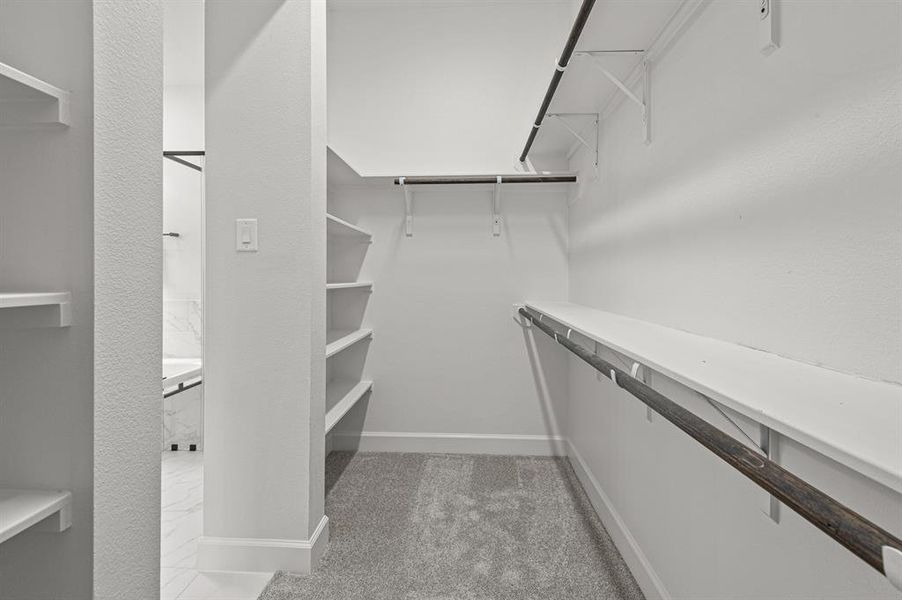 EXAMPLE PHOTO: Walk in closet at Master