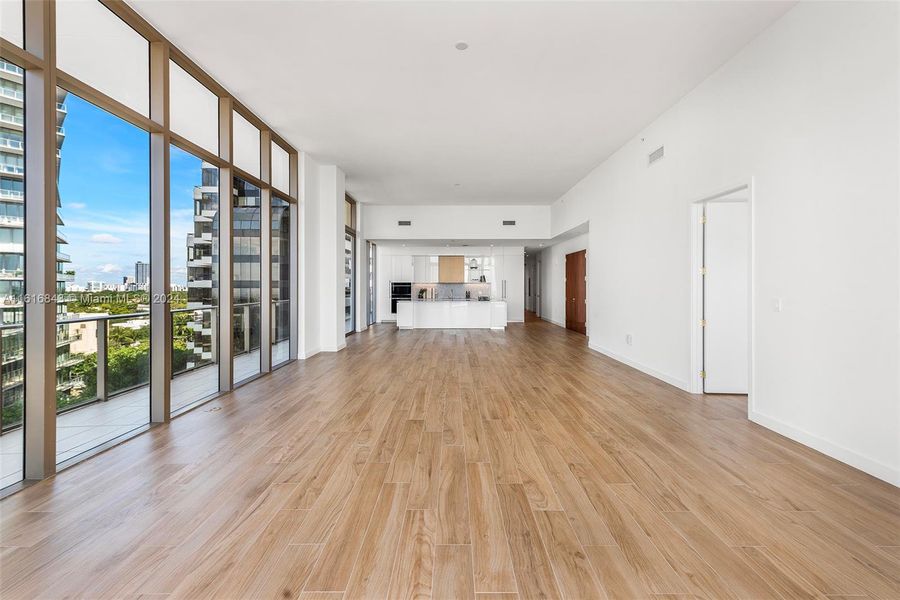 Expansive Living & Dining Room