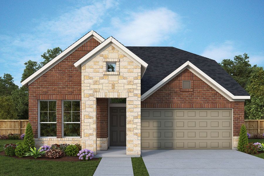 New construction Single-Family house 18431 Midnight Stone Lane, Cypress, TX 77433 The Thornleigh- photo