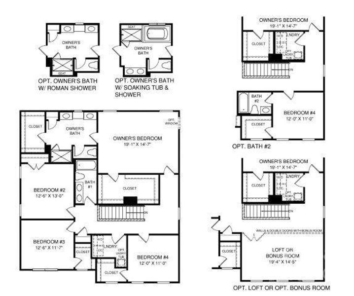 Hudson 2nd story floor plan