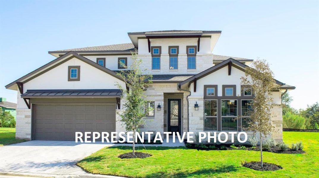 New construction Single-Family house 17124 Sanglier Dr, Austin, TX 78738 The Asher II- photo