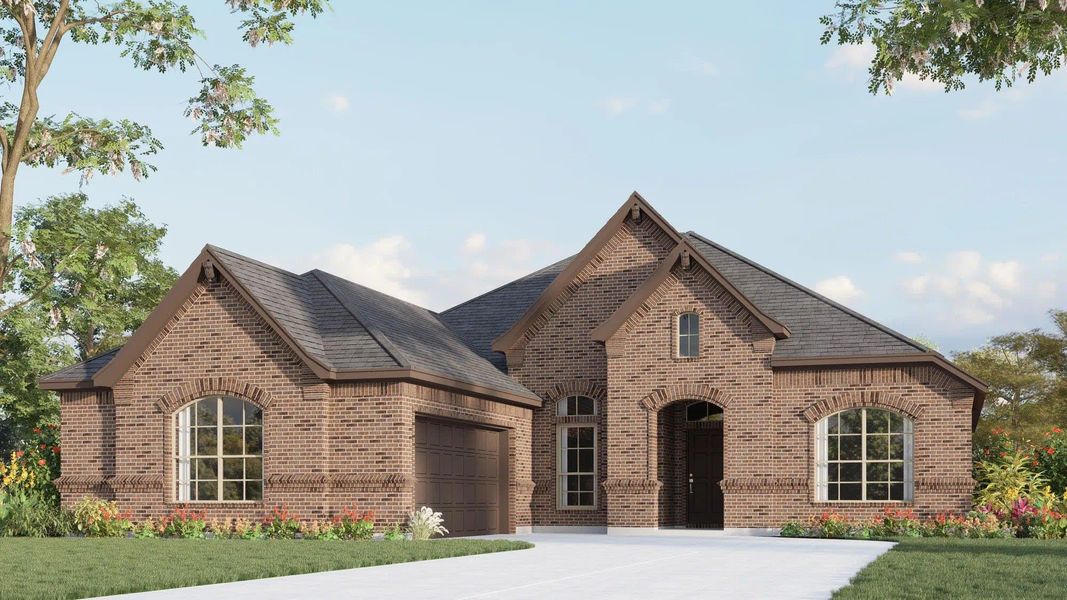 Elevation B | Concept 2050 at Redden Farms - Signature Series in Midlothian, TX by Landsea Homes
