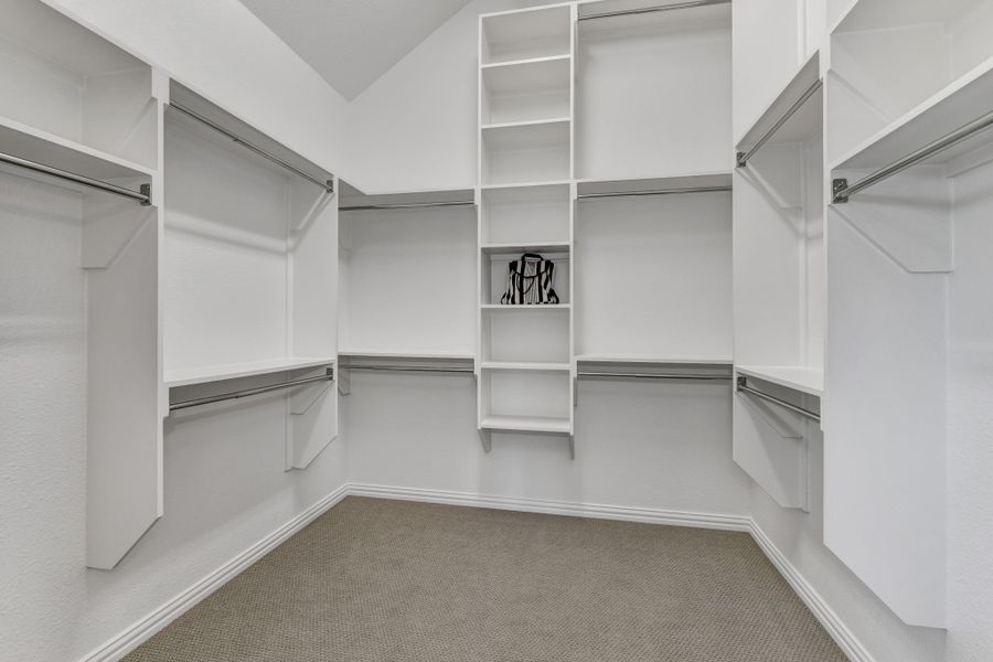 Plan 1523 Primary Closet Representative Image