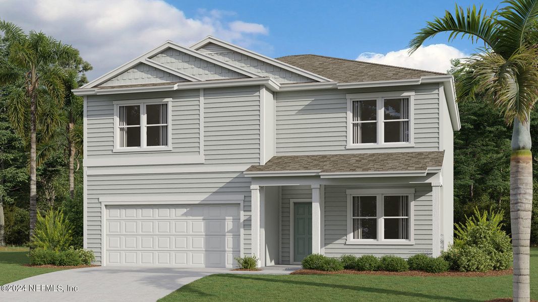 New construction Single-Family house 3199 Cold Leaf Way, Green Cove Springs, FL 32043 HAYDEN- photo