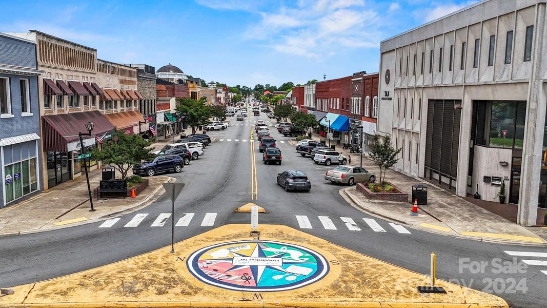 Looking Down East Main Street