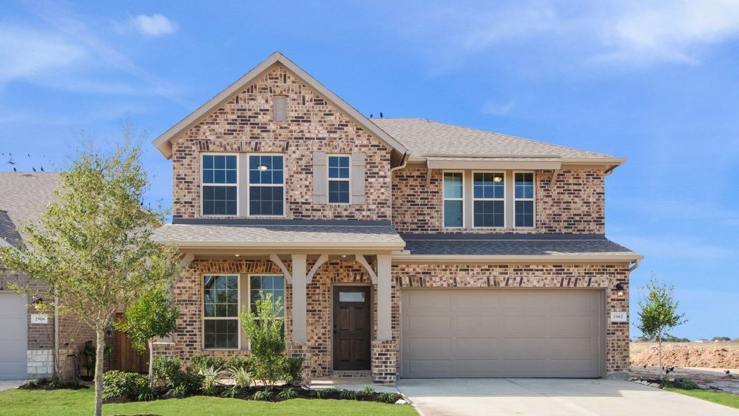 New construction Single-Family house The Brinwood, 26210 Happy Home Street, Hockley, TX 77447 - photo