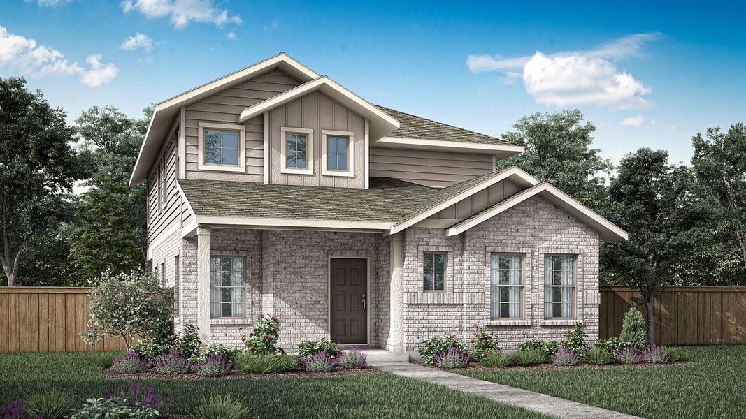 New construction Single-Family house The Eastland, 8169 Daisy Cutter Crossing, Georgetown, TX 78626 - photo