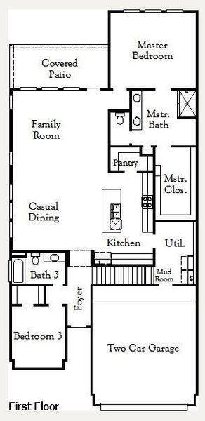 1st floor diagram